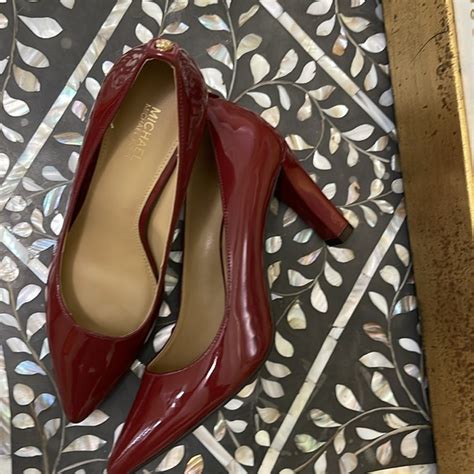 michael kors maroon pumps|michael kors women pumps.